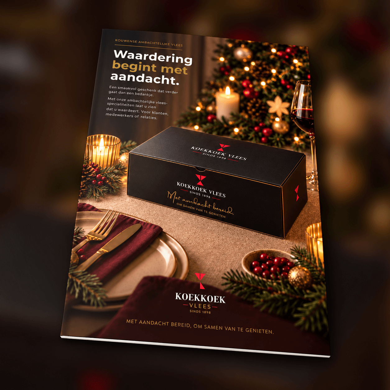 Kerstbrochure 2026 van Koekkoek Vlees
