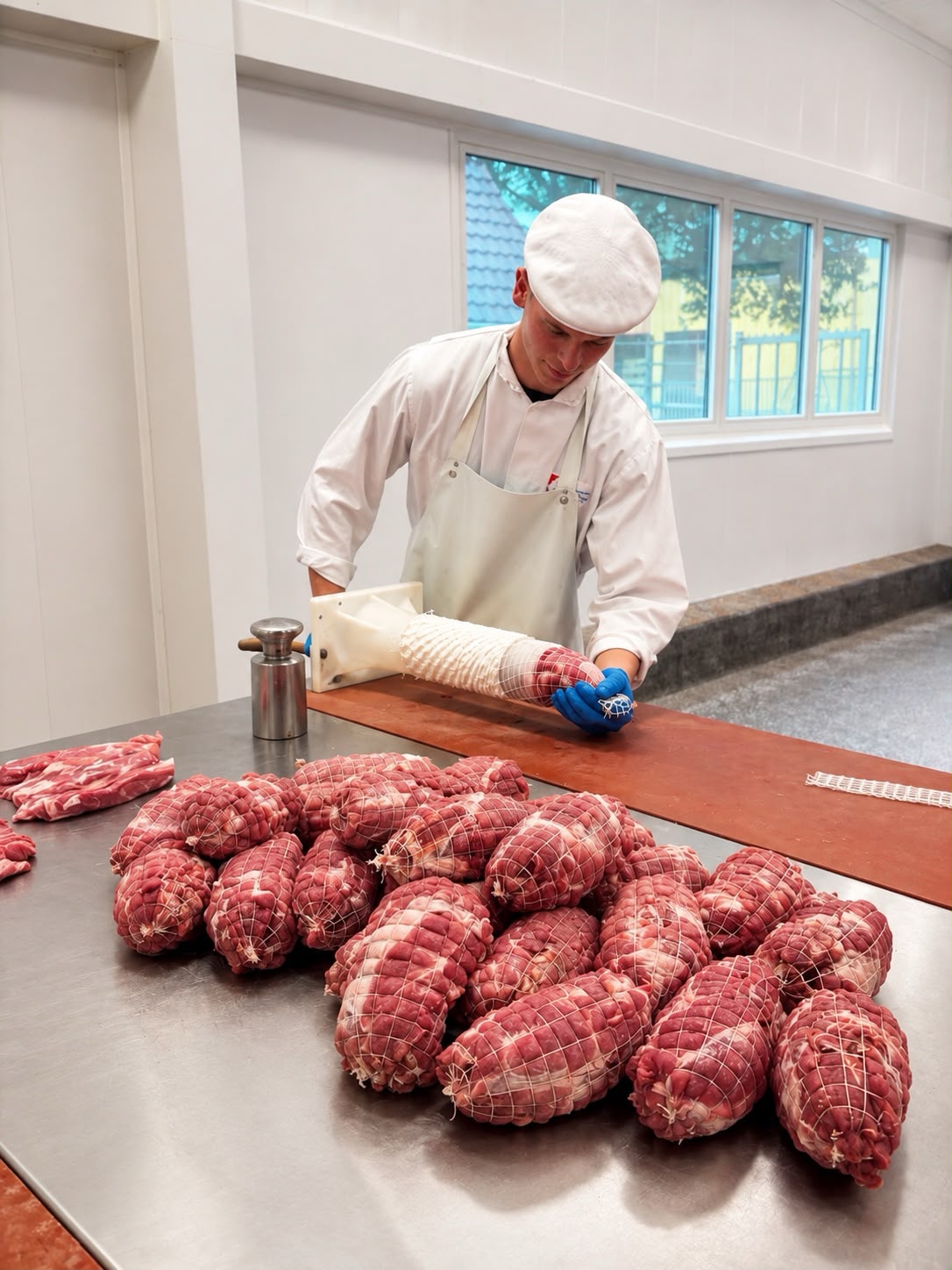 Ambachtelijke bereiding van rollades bij Koekkoek Vlees